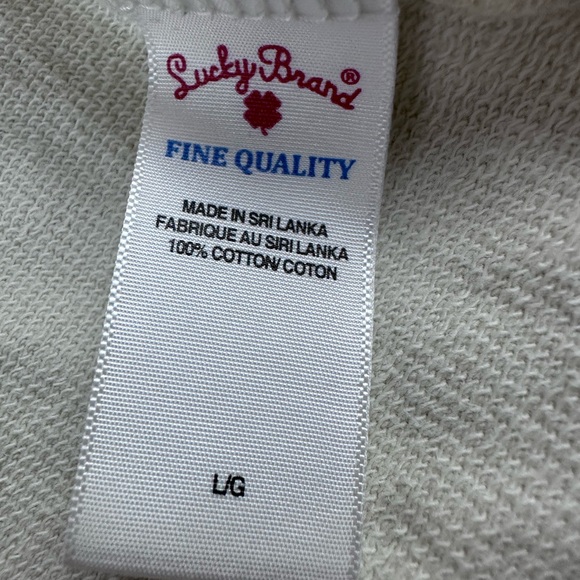 Lucky Brand Off-White Cotton Button Cardigan Jacket - Picture 10 of 10